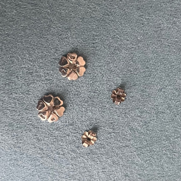 Tiffany Crown of Hearts Earrings - Picture 2 of 3